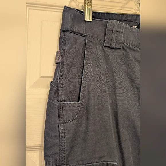 5.11 Tactical Straight-Leg Cargo Pants in Navy - Picture 5 of 8